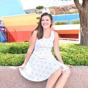 Epcot Spaceship Earth Skater Dress